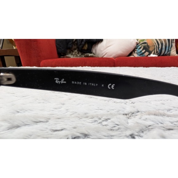 Ray-Ban RB 2132 New Wayfarer Black-Crystal Black Sunglasses - IC 18 - Picture 5 of 6